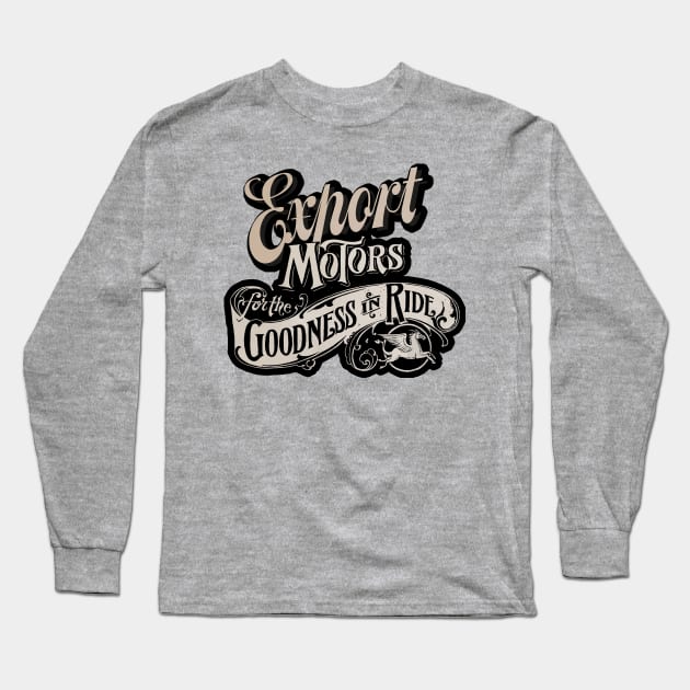 Export Motors Long Sleeve T-Shirt by gencodemirer